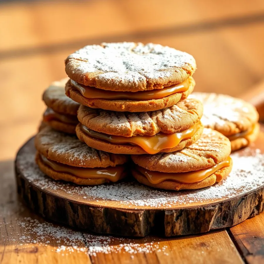 Alfajor caseiro recheado