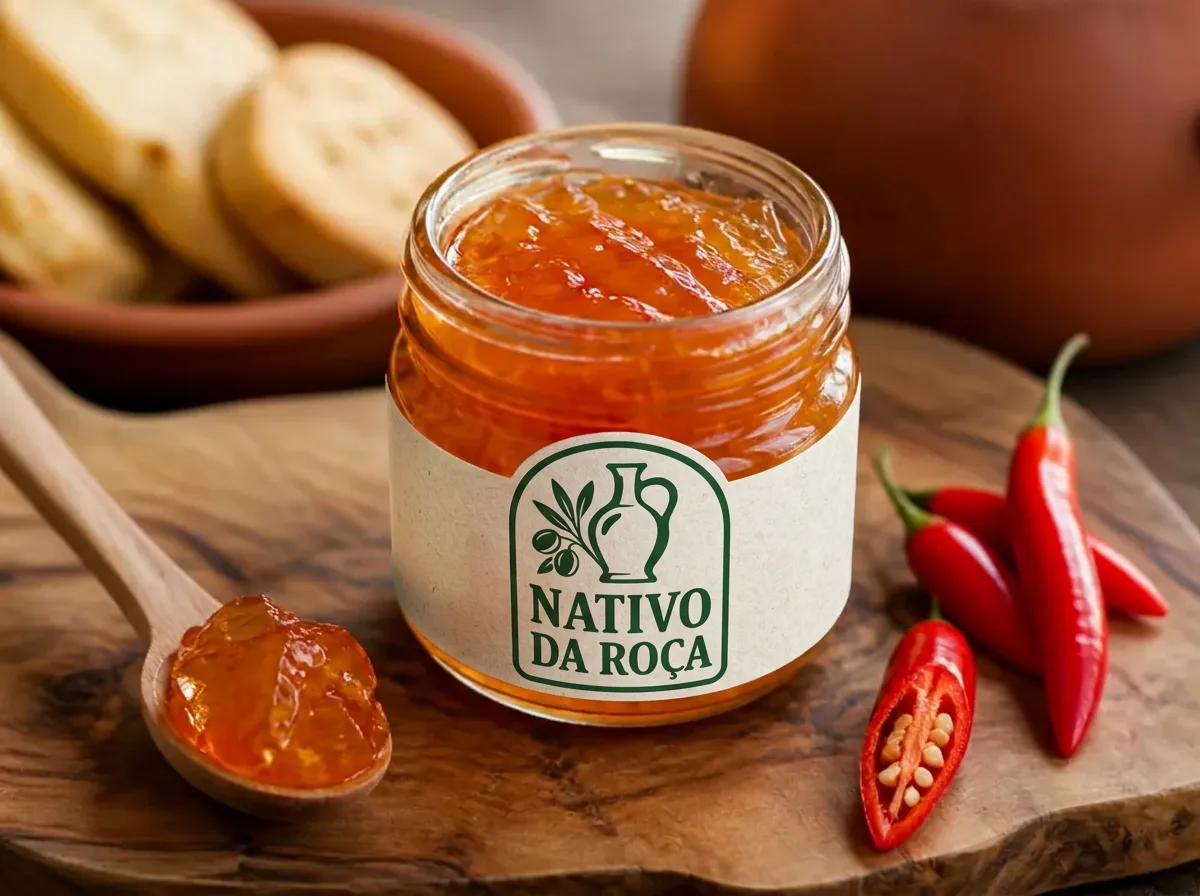 Geléia de Abacaxi com Pimenta