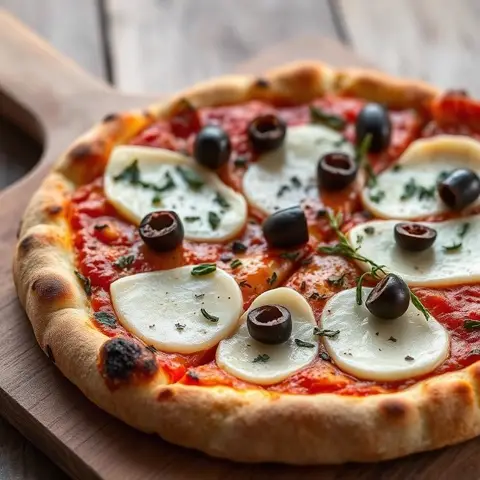 Pizza caseira de Puranguinho