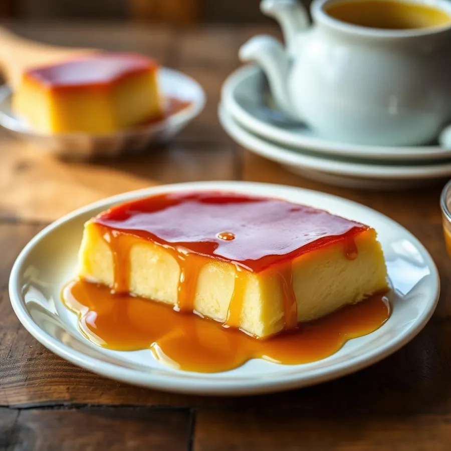 Pudim de doce de leite de liquidificador