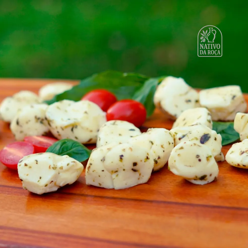 Queijo Nozinho Temperado com Ervas